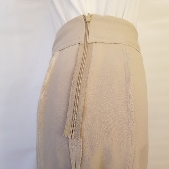 ✅#908STONE NWT mac & jac mermaid beige stretch skirt, sz. 4. - Picture 15 of 16